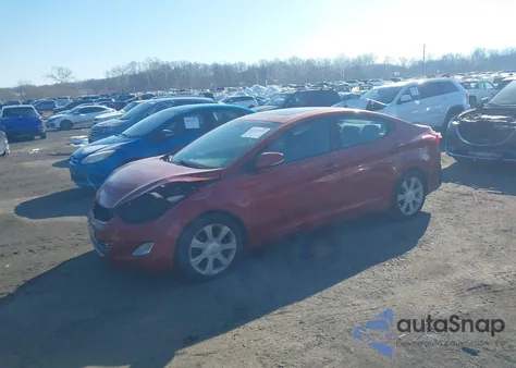 2011 Hyundai Elantra Limited (Ulsan Plant) from USA, damaged, VIN KMHDH4AE5BU099854